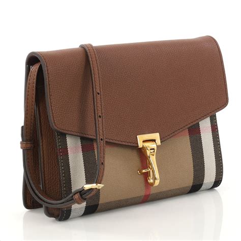 burberry crossbody macken|Burberry Macken Check Leather Crossbody Bag on SALE .